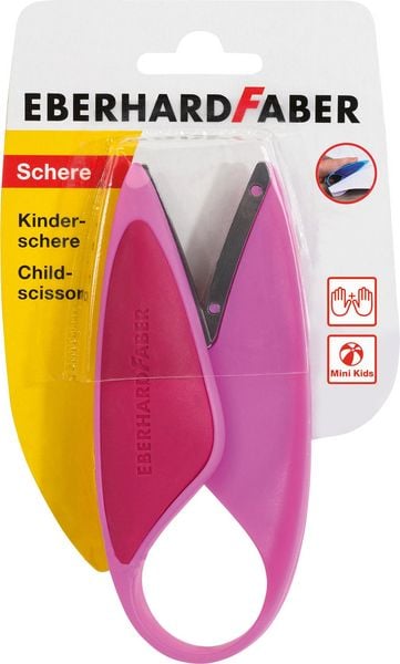 Produktbild: Eberhard Faber Kinderschere pink f&uuml;r Linksh&auml;nder und Rechtsh&auml;nder