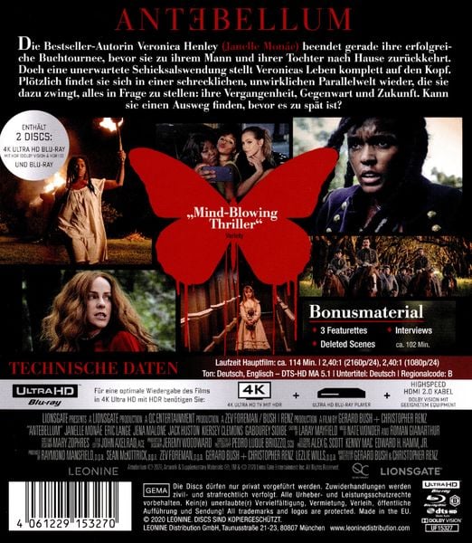 Produktbild: Antebellum (4K Ultra HD + Blu-ray 2D)