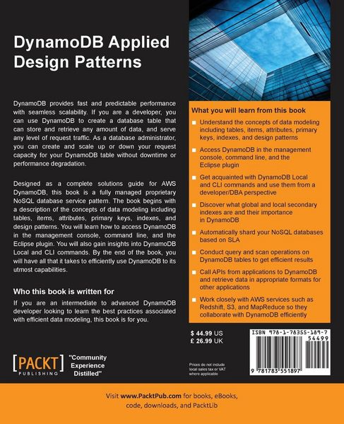 Produktbild: Dynamodb Applied Design Patterns