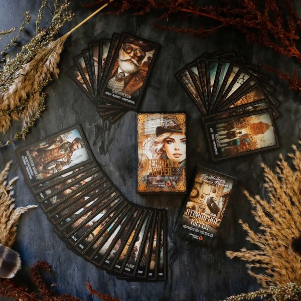 Produktbild: Steampunk Kipper - 36 Kipperkarten und 144-seitiges Booklet (Cyberpunk)