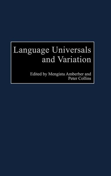 Produktbild: Language Universals and Variation