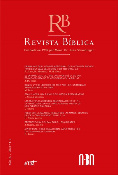 Produktbild: Revista B&iacute;blica 2023/1-2 - A&ntilde;o 85