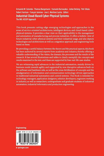 Produktbild: Industrial Cloud-Based Cyber-Physical Systems