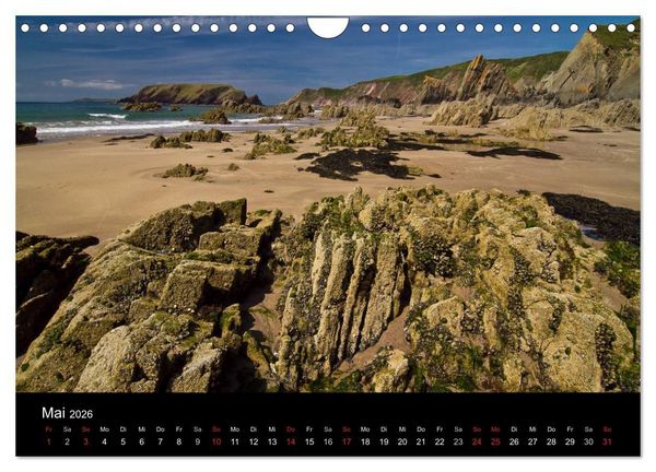 Produktbild: Englands K&uuml;sten 2026 (Wandkalender 2026 DIN A4 quer), CALVENDO Monatskalender