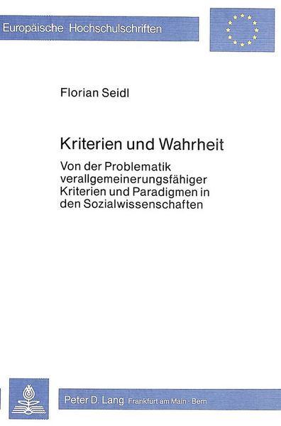 Produktbild: Kriterien und Wahrheit