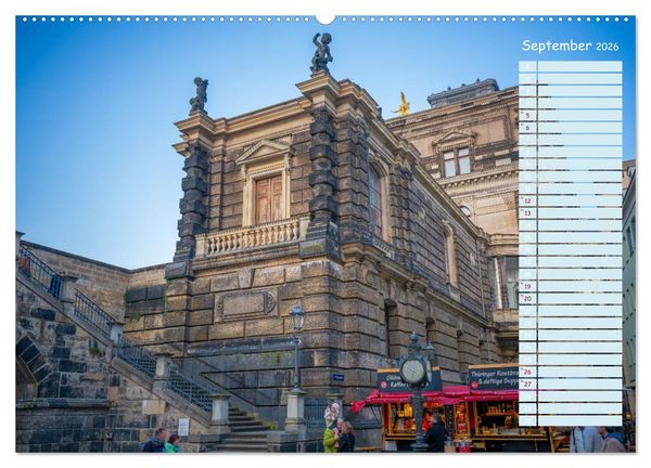 Produktbild: Dresden an der Elbe - Der Planer (Wandkalender 2026 DIN A2 quer), CALVENDO Monatskalender
