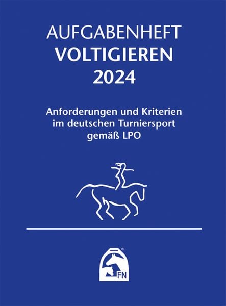 Produktbild: Aufgabenheft &ndash; Voltigieren 2024