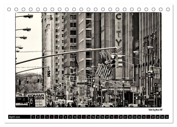 Produktbild: Manhattan Memories - Erinnerungen an New York (Tischkalender 2026 DIN A5 quer), CALVENDO Monatskalender