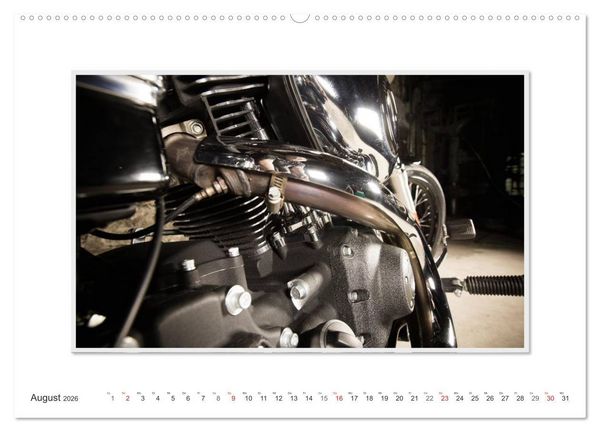 Produktbild: Emotionale Momente: Harley Davidson - Wide Glide (Wandkalender 2026 DIN A2 quer), CALVENDO Monatskalender