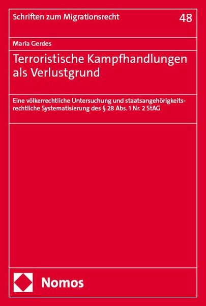 Produktbild: Terroristische Kampfhandlungen als Verlustgrund