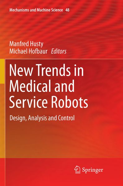 Produktbild: New Trends in Medical and Service Robots