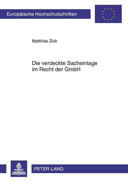 Produktbild: Die verdeckte Sacheinlage im Recht der GmbH