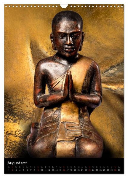 Produktbild: SKULPTUREN Hinduistische G&ouml;ttinnen und G&ouml;tter &bull; Buddhas (Wandkalender 2026 DIN A3 hoch), CALVENDO Monatskalender