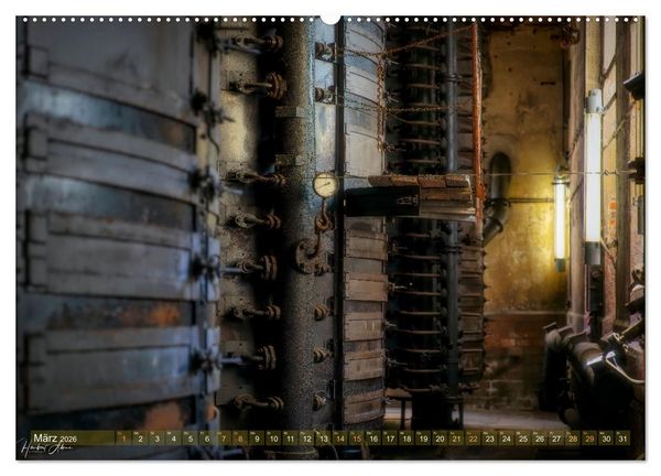 Produktbild: Lostplaces Stille Orte II (hochwertiger Premium Wandkalender 2026 DIN A2 quer), Kunstdruck in Hochglanz