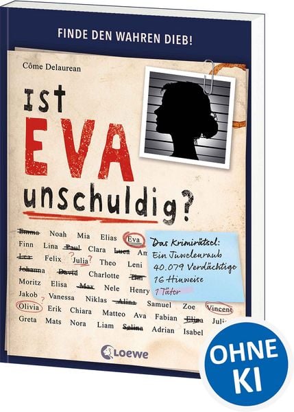 Produktbild: Ist Eva unschuldig? (Cross-Out-Crime Logikr&auml;tsel)