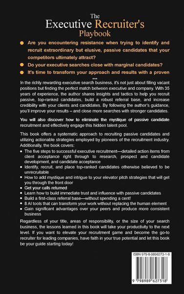 Produktbild: The Executive Recruiter's Playbook