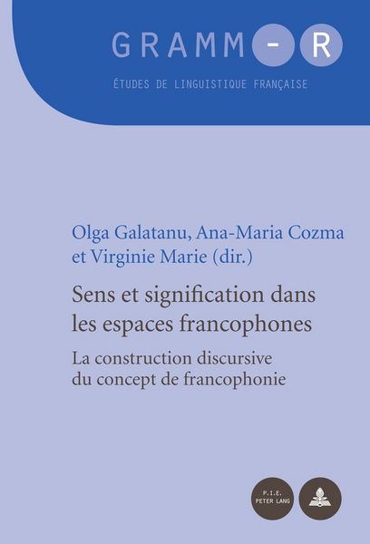 Produktbild: Sens et signification dans les espaces francophones