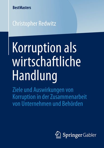 Produktbild: Korruption als wirtschaftliche Handlung