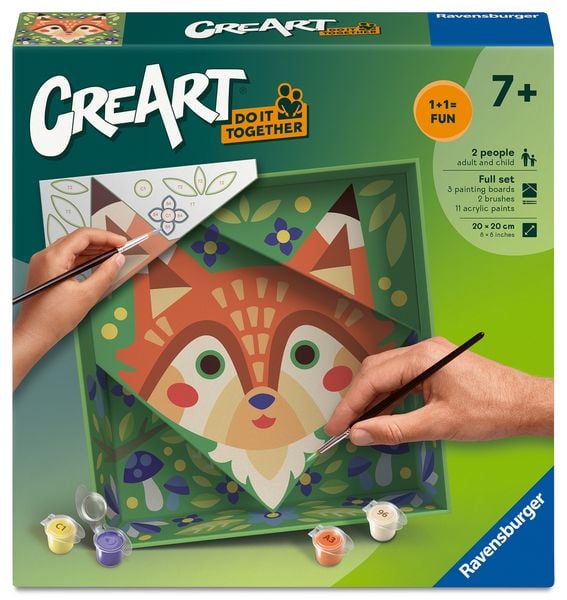 Produktbild: CreArt, Malen nach Zahlen Do it together - Fuchs