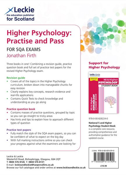 Produktbild: Practise and Pass Higher Psychology Revision Guide