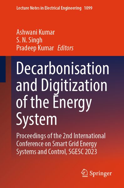 Produktbild: Decarbonisation and Digitization of the Energy System