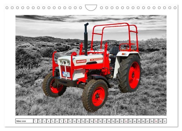 Produktbild: Traktoren - Oldtimer aus dem Ausland (Wandkalender 2026 DIN A4 quer), CALVENDO Monatskalender