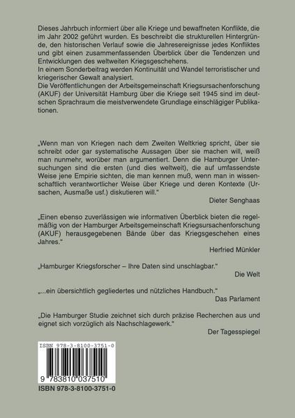 Produktbild: Das Kriegsgeschehen 2002