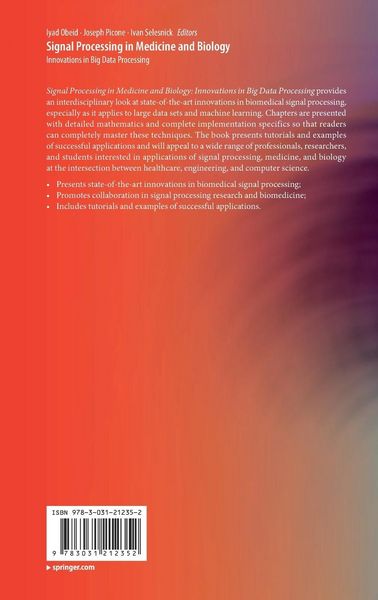 Produktbild: Signal Processing in Medicine and Biology