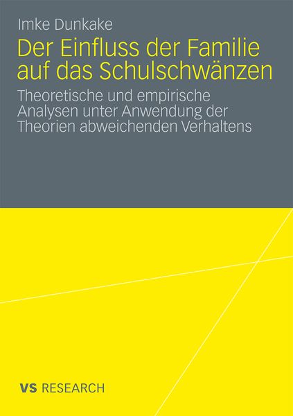 Produktbild: Der Einfluss der Familie auf das Schulschw&auml;nzen
