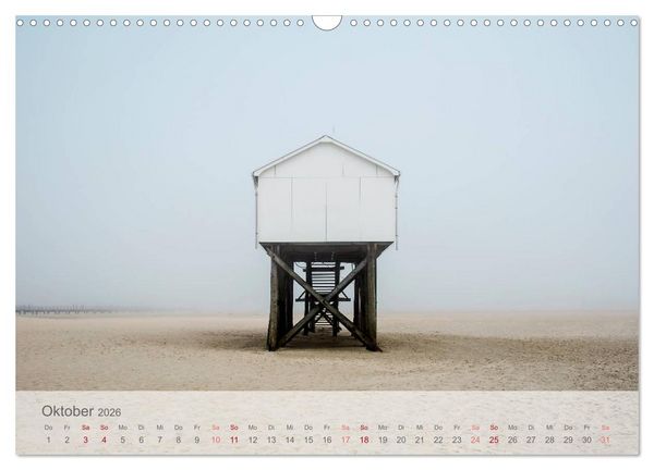 Produktbild: St. Peter-Ording durch die Jahreszeiten (Wandkalender 2026 DIN A3 quer), CALVENDO Monatskalender