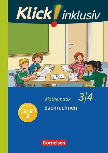 Produktbild: Klick! inklusiv - Mathematik, Grundschule / F&ouml;rderschule - Themenhefte f&uuml;r Lernende mit F&ouml;rderbedarf - 3./4. Schuljahr