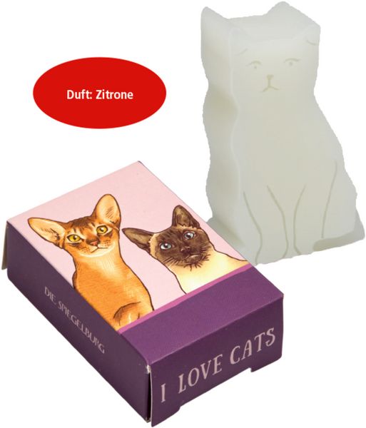 Produktbild: Kl. Handseife Katzen - I love cats (cats & dogs), sort.i.D.