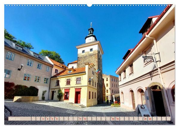 Produktbild: Loket - Das b&ouml;hmische Rothenburg (Wandkalender 2026 DIN A2 quer), CALVENDO Monatskalender
