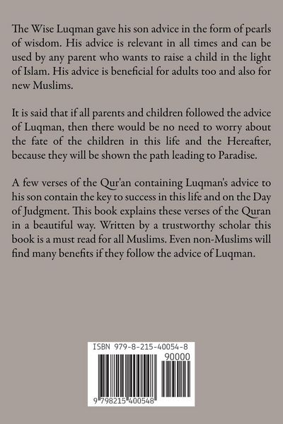 Produktbild: Luqman's Fifty Pearls of Wisdom