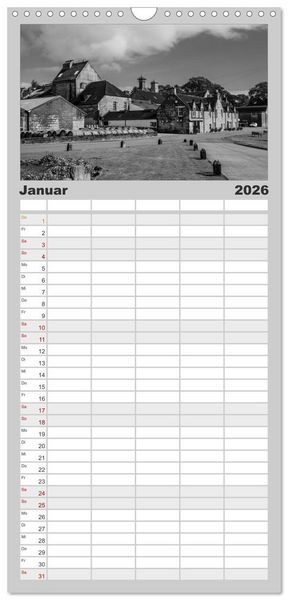 Produktbild: Familienplaner 2026 - Schottischer Whisky mit 5 Spalten (Wandkalender, 21 x 45 cm) CALVENDO