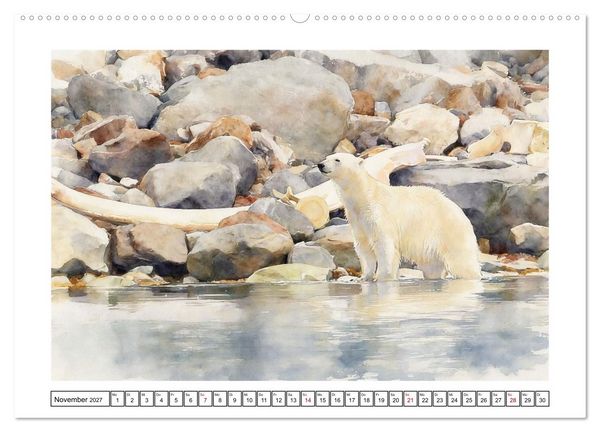 Produktbild: Natursch&ouml;nheiten n&ouml;rdlich des Polarkreises (hochwertiger Premium Wandkalender 2027 DIN A2 quer), Kunstdruck in Hochglanz