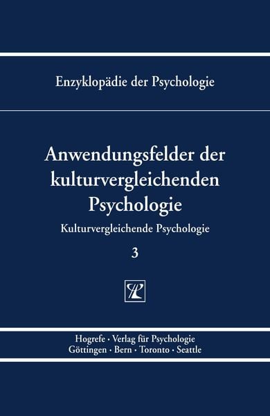 Produktbild: Anwendungsfelder der kulturvergleichenden Psychologie