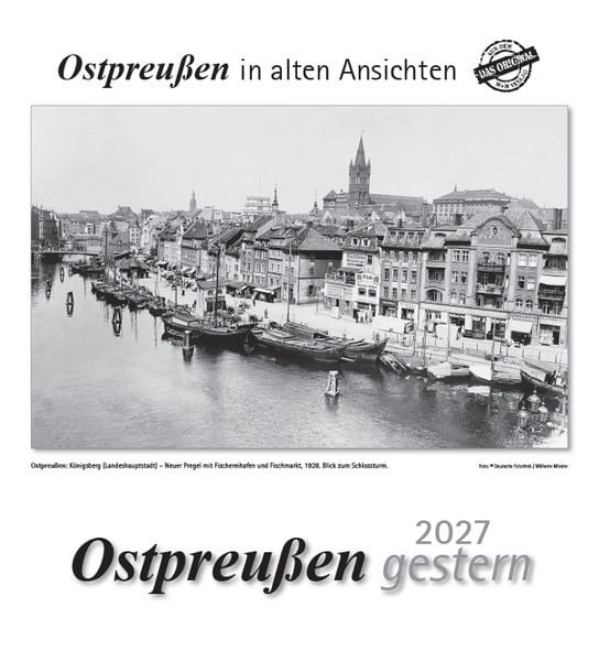 Produktbild: Ostpreu&szlig;en gestern 2027