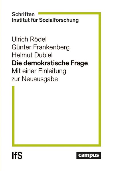 Produktbild: Die demokratische Frage