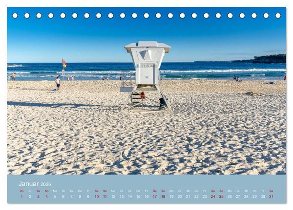 Produktbild: Down Under - Eine Reise durch Australien (Tischkalender 2026 DIN A5 quer), CALVENDO Monatskalender
