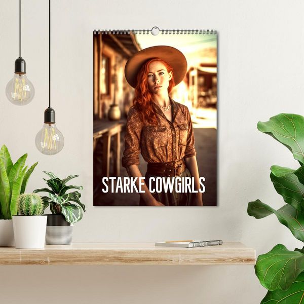 Produktbild: Starke Cowgirls (Wandkalender 2026 DIN A3 hoch), CALVENDO Monatskalender