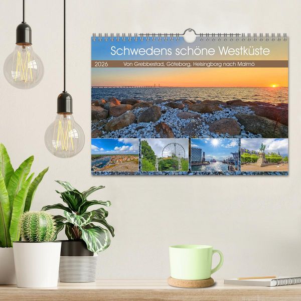 Produktbild: Schwedens sch&ouml;ne Westk&uuml;ste (Wandkalender 2026 DIN A4 quer), CALVENDO Monatskalender