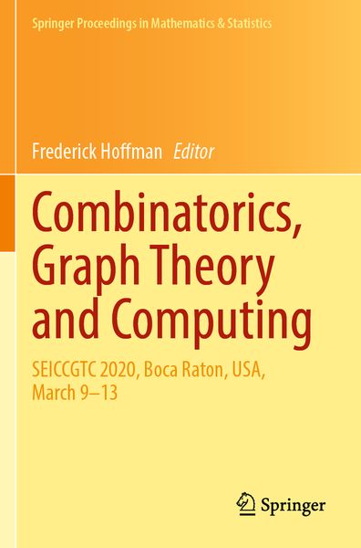 Produktbild: Combinatorics, Graph Theory and Computing