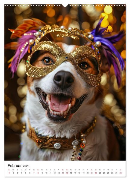 Produktbild: Hunde haben Spa&szlig; (Wandkalender 2026 DIN A2 hoch), CALVENDO Monatskalender