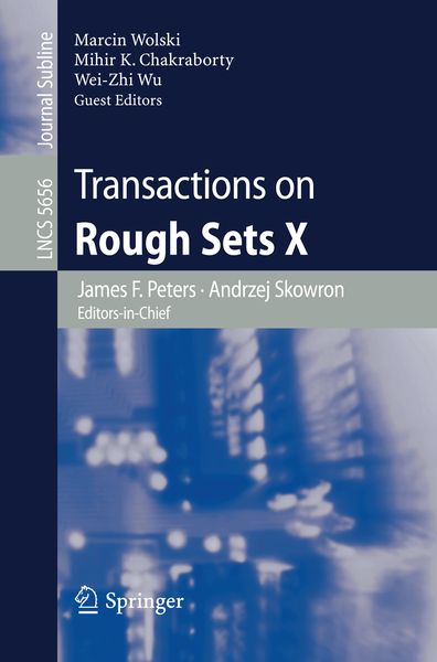 Produktbild: Transactions on Rough Sets X