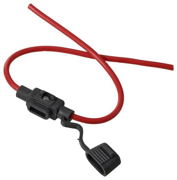 Produktbild: TRU COMPONENTS Kfz Flachsicherungs-Halter Flachsicherung Mini 30A 3.31mm&sup2; 1St.