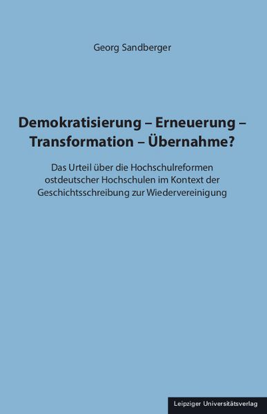 Produktbild: Demokratisierung &ndash; Erneuerung &ndash; Transformation &ndash; &Uuml;bernahme?