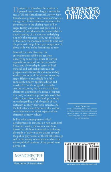 Produktbild: Five Elizabethan progress entertainments