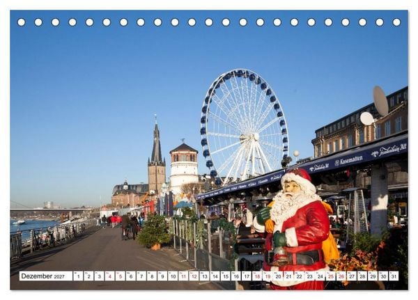 Produktbild: D&uuml;sseldorf - Momente einer Reise (Tischkalender 2027 DIN A5 quer), CALVENDO Monatskalender