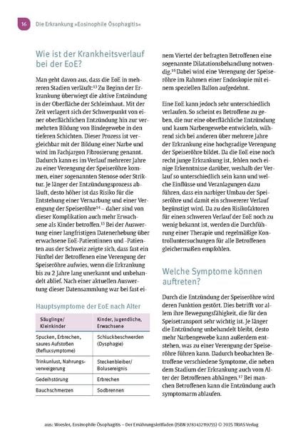 Produktbild: Eosinophile &Ouml;sophagitis - Der Ern&auml;hrungsleitfaden